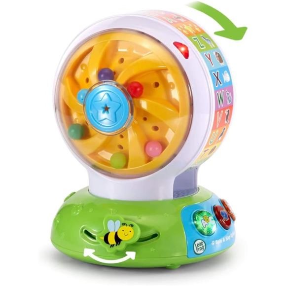 LeapFrog Spin and Sing Alphabet Zoo for ages 6 months to 36 months, Blue - Picture 3 of 16